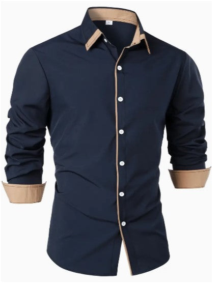 Men's Long Sleeve Casual Shirt Lightweight Breathable