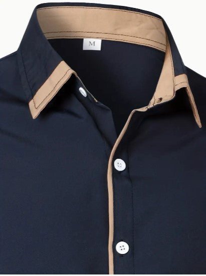 Men's Long Sleeve Casual Shirt Lightweight Breathable