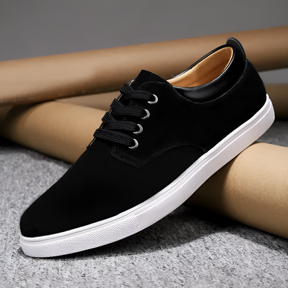 Men's Lace-Up Court Sneakers Comfortable Everyday Wear - 
Fashinoza