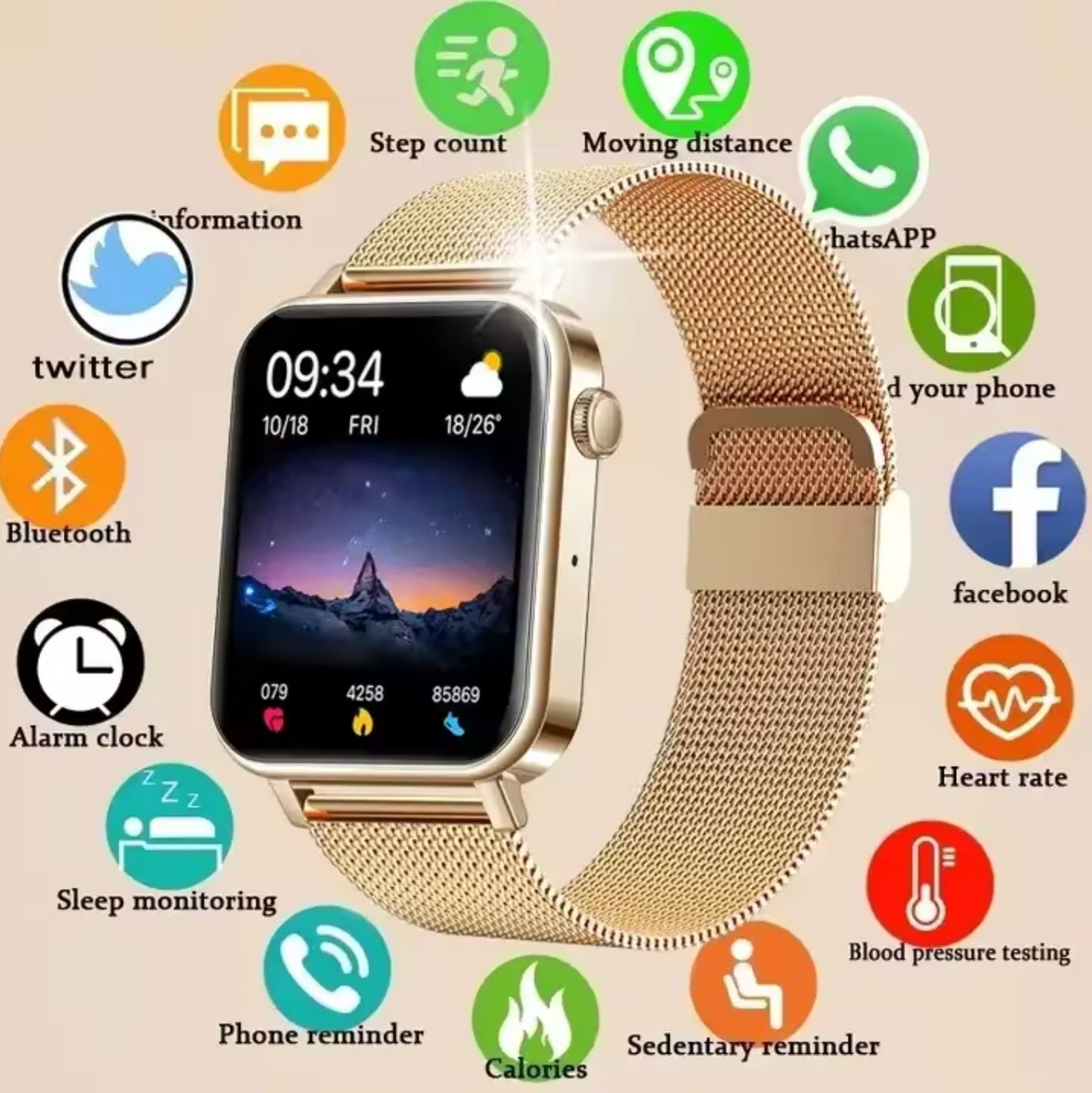 Women's Smart Watch - Fashinoza