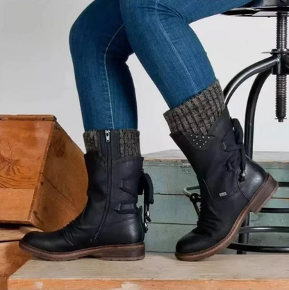 Women's Ankle Boots Lace Detail