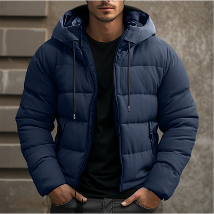Jacob | Men Warm Padded Drawstring Puffer Jacket