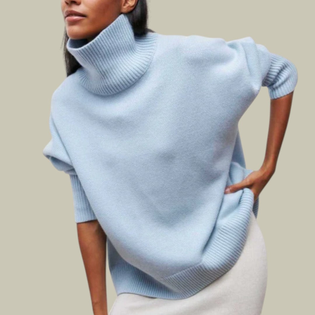 Michelle | Women Winter Oversized Turtleneck Sweater