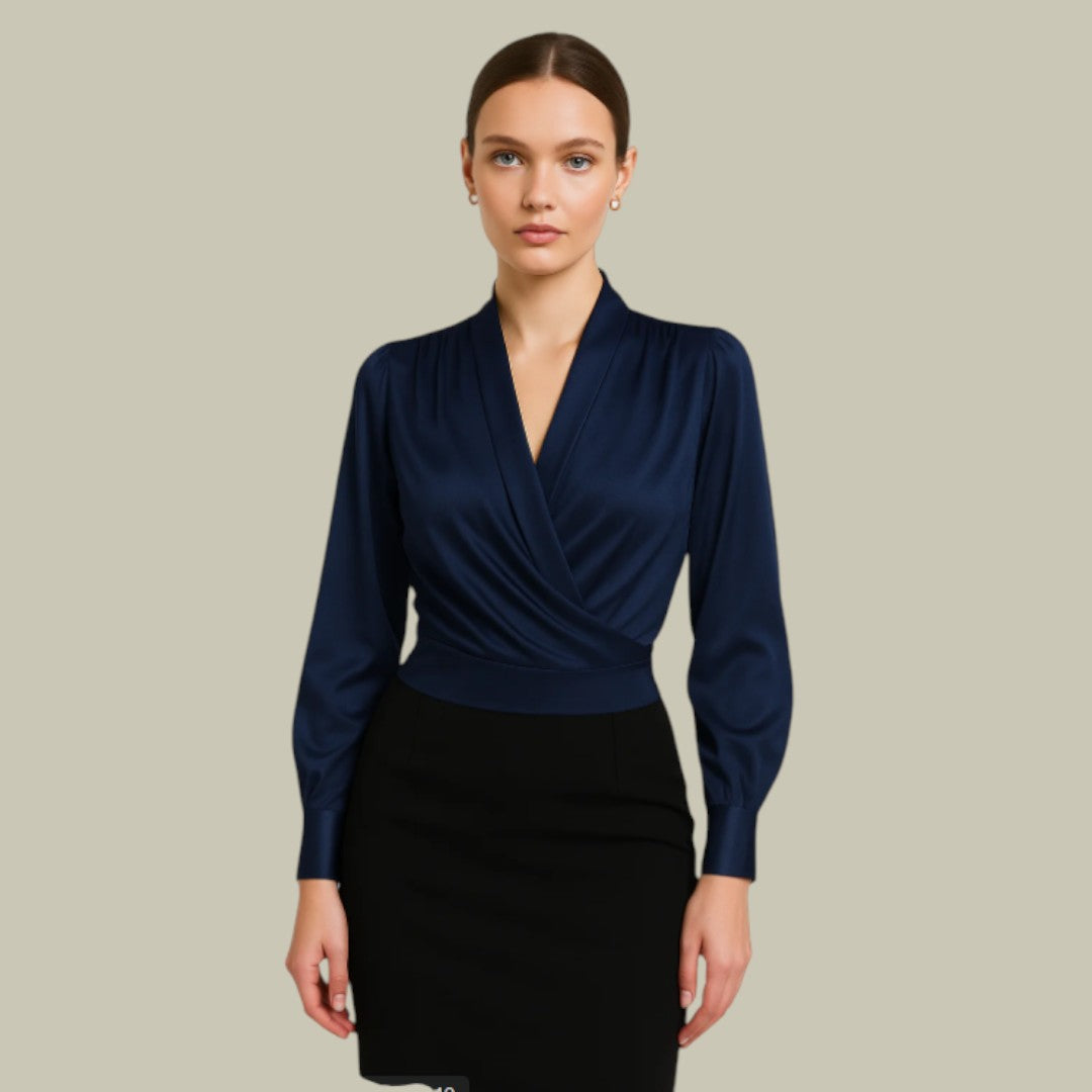 Bella | Women Spring Wrap Long Sleeve Top