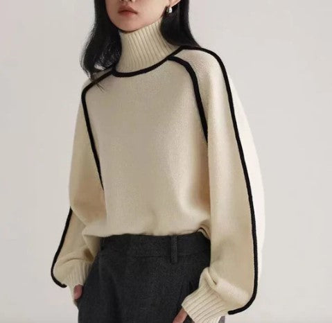 Aspen Women's Turtleneck Sweater - 
Fashinoza