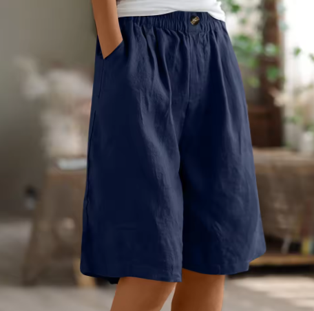 Women's High Waist Loose Fit Shorts