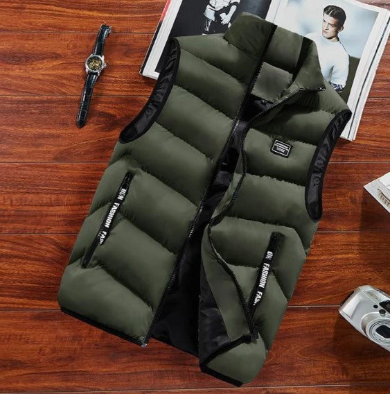 Elijah | Men Winter Quilted Puffer Vest