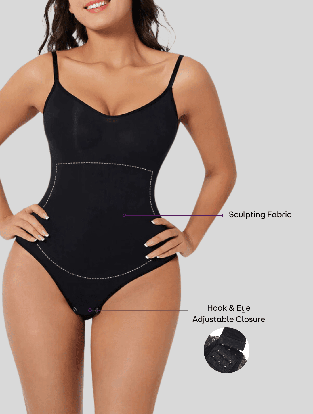 Women's High-Waisted Bodysuit Shapewear