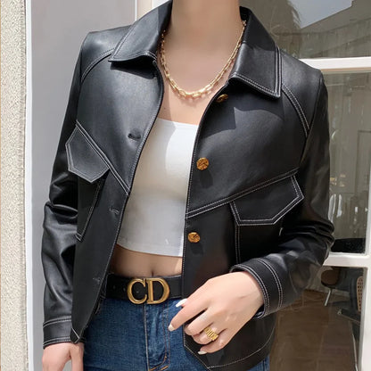 Women’s Romana Faux Leather Jacket