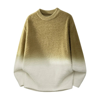 Gradient Fade Knit Sweater