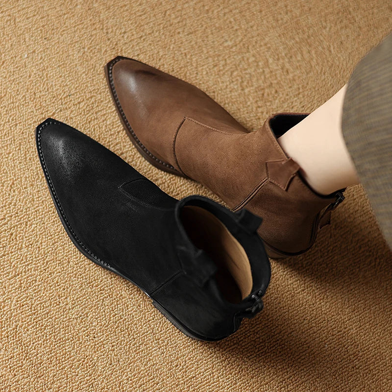 Women's Ankle Boots Block Heel Design