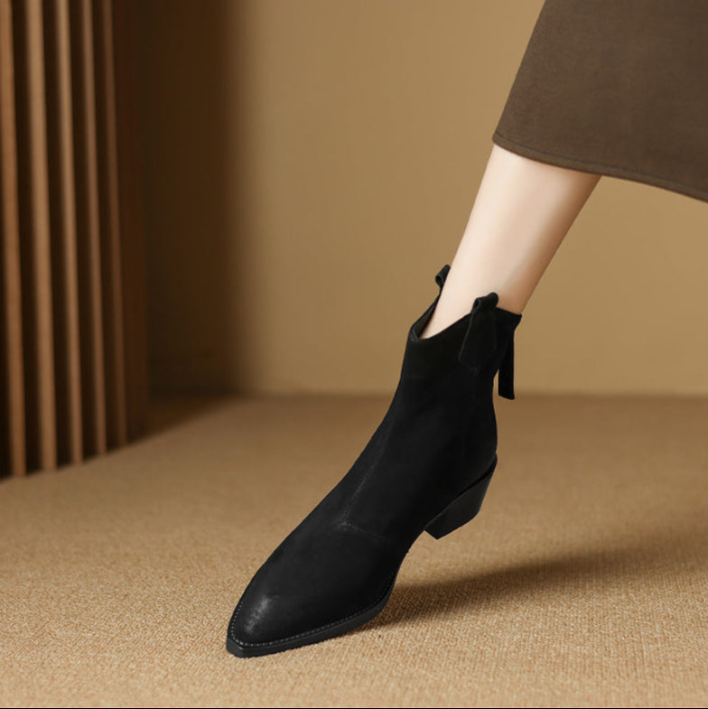 Women's Ankle Boots Block Heel Design