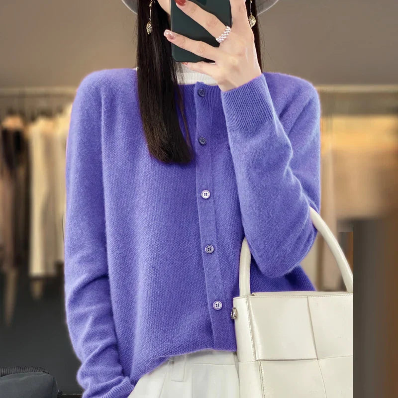 Vera Women's Button Cardigan - Fashinoza