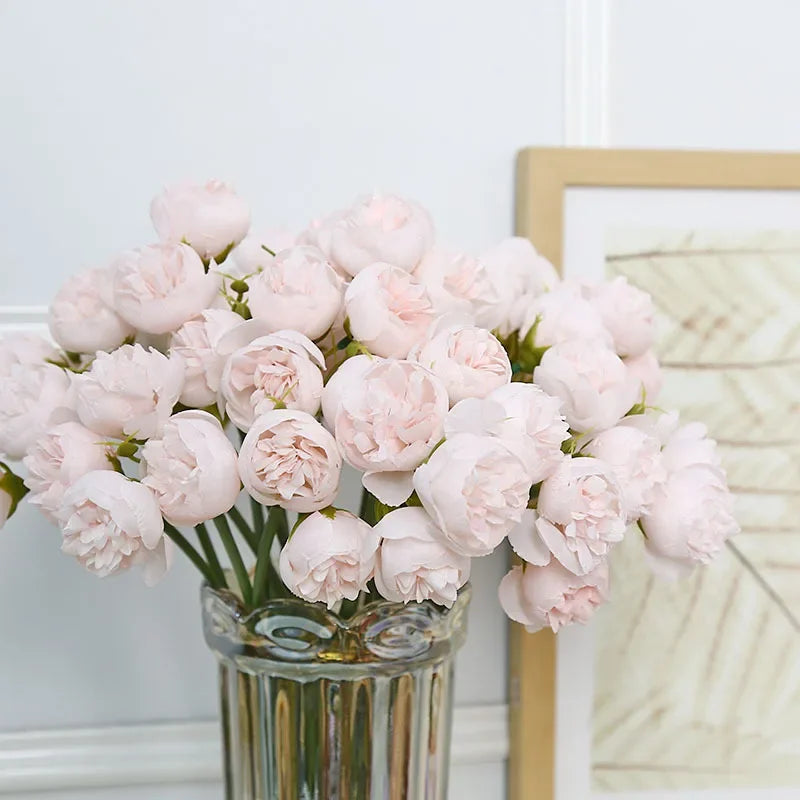 Silk Peony Bouquet