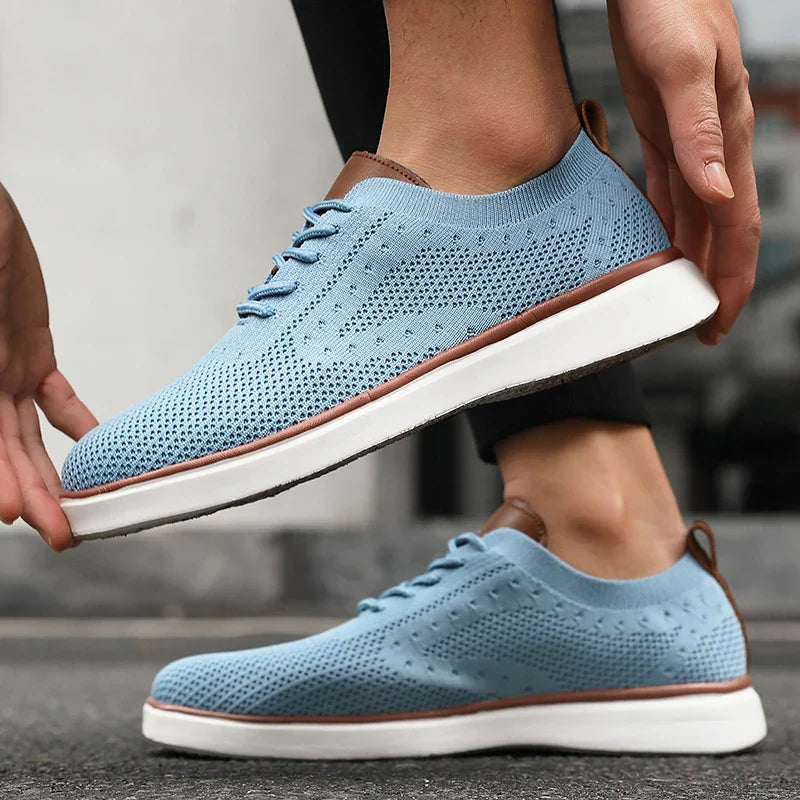 Men's Breathable Mesh Sneakers - 
Fashinoza