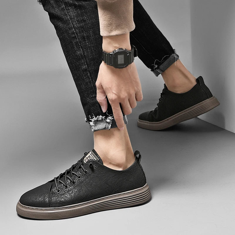 Pesco Genuine Leather Sneakers