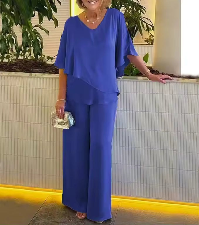 Women's Loose And Pants Set - Fashinoza