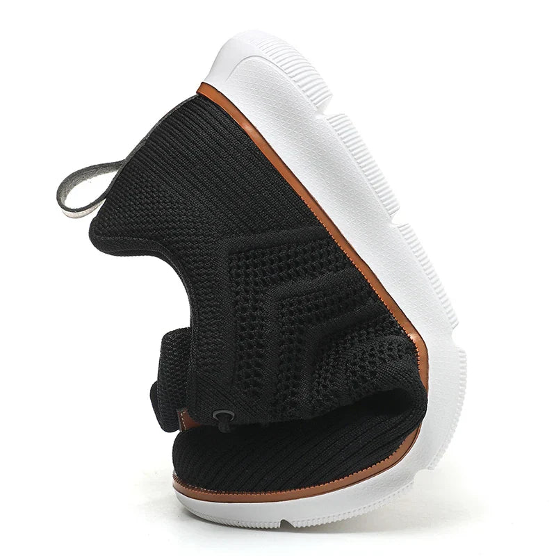 Men's Lace-Up Knit Sneakers