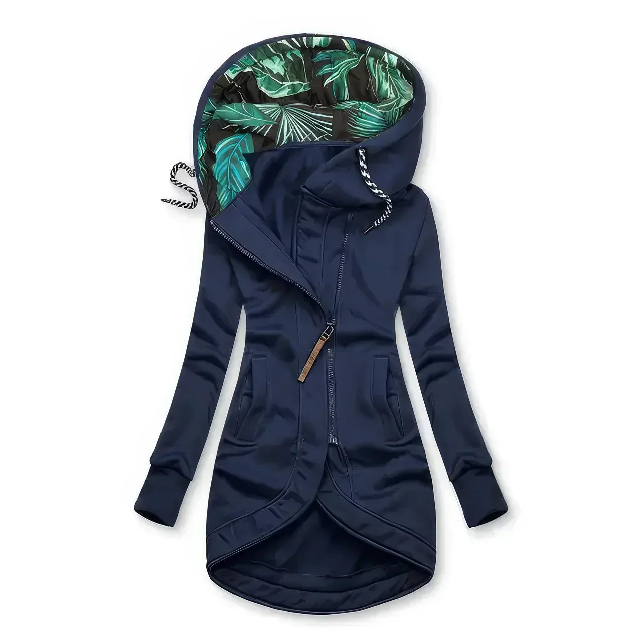 Women's Asymmetrical Hooded Jacket