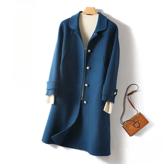 Women's Wool Coat - 
Fashinoza