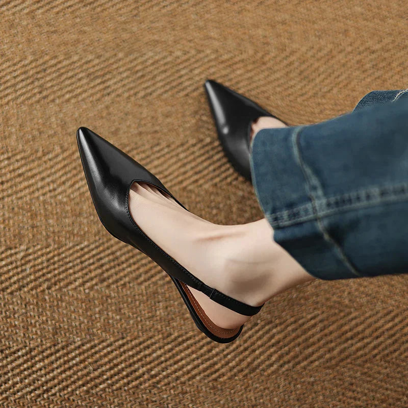 Leslie Women's Genuine Leather Pumps