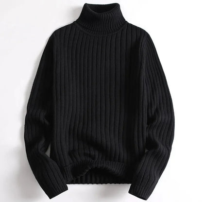 Women's Ribbed Knit Turtleneck Sweater