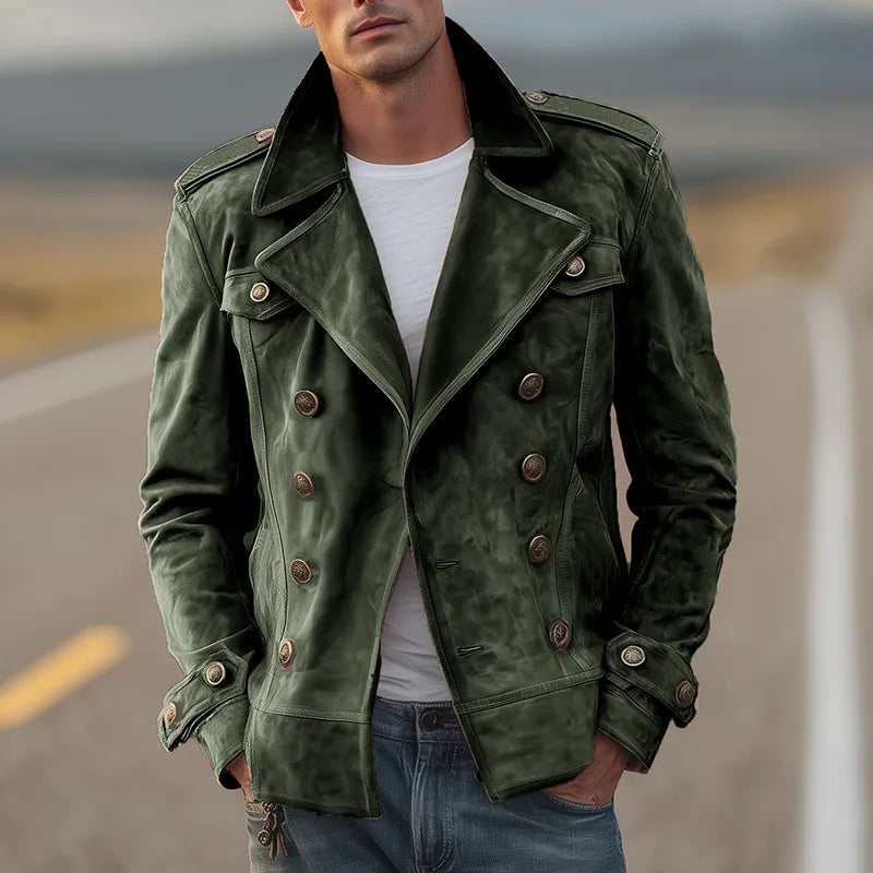 Douglas Men's Suede Overcoat