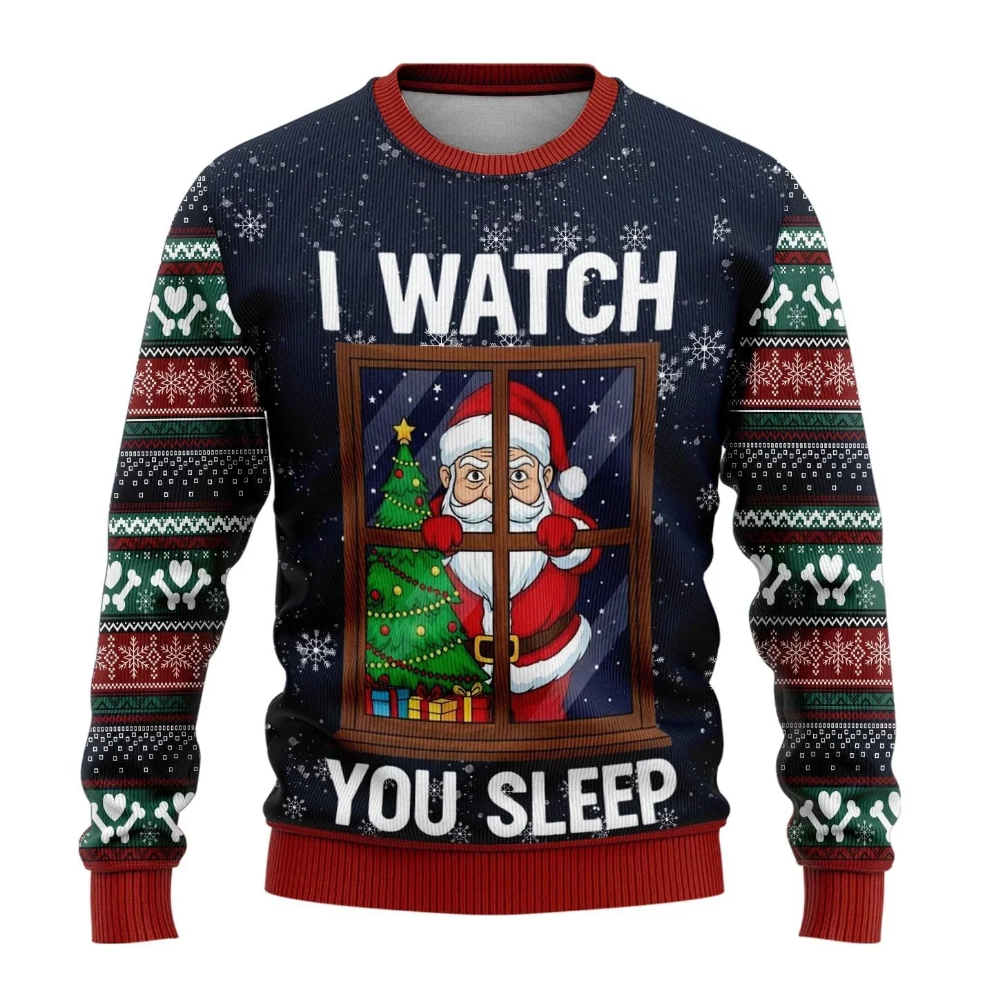 Marcus | Men Spring Graphic Crew Sweater