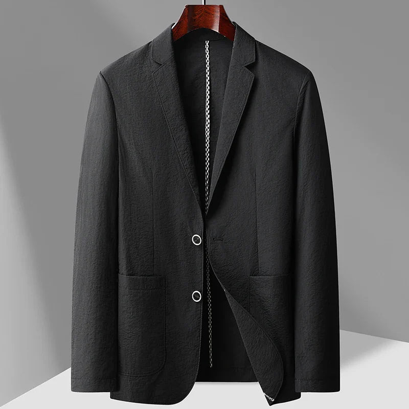 Mens Linen Blazer Marino Meadow Beige