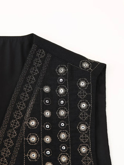 Women's Boho Sequin Vest