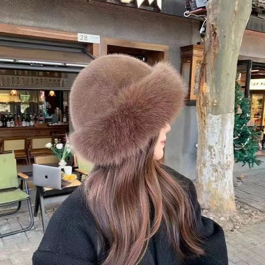 Women's Fluffy Winter Hat - Fashinoza