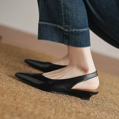 Leslie Women's Genuine Leather Pumps
