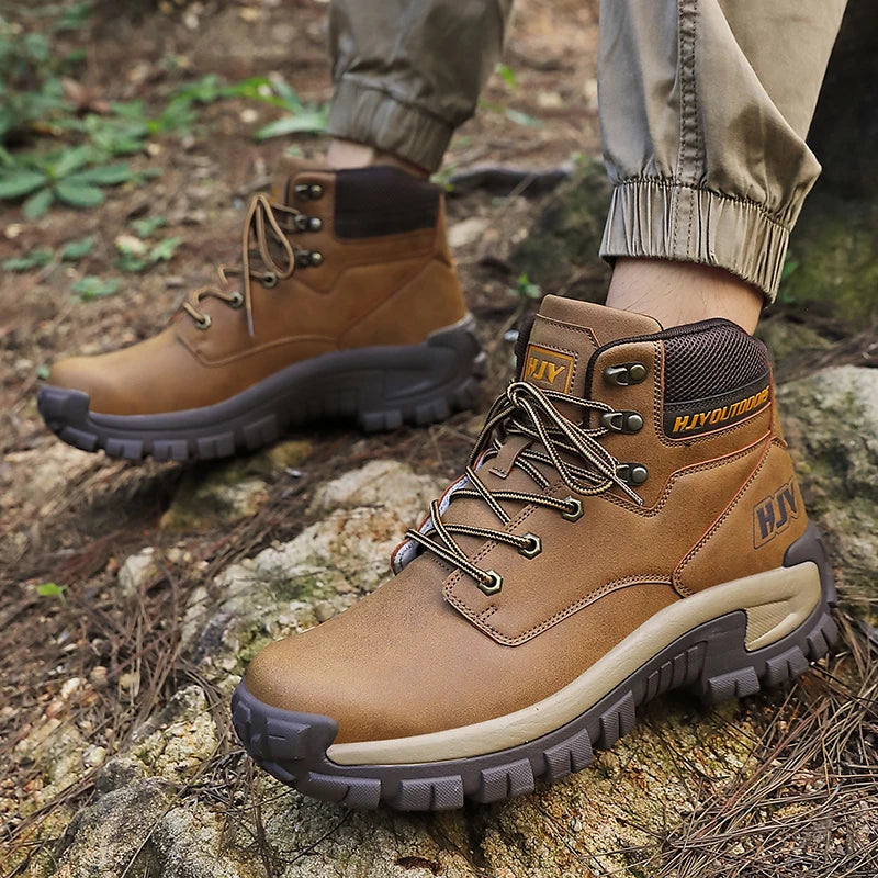 Men's High- Hiking Boots Non-Slip Durable - Fashinoza