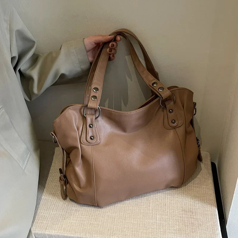Lunelle Women's Large Soft Leather Tote Bag