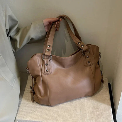Lunelle Women's Large Leather Handbag Soft