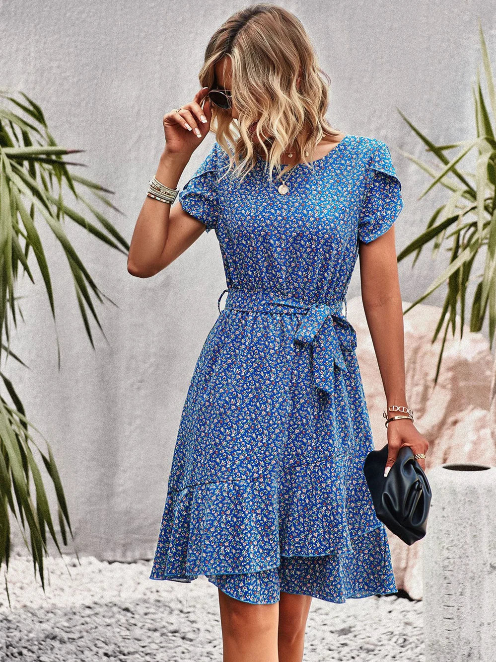Women's Summer Dress Layered Skirt