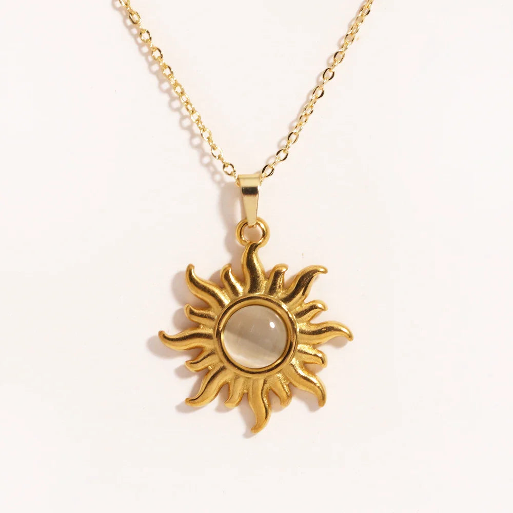 Aurora Spiral Sun Pendant