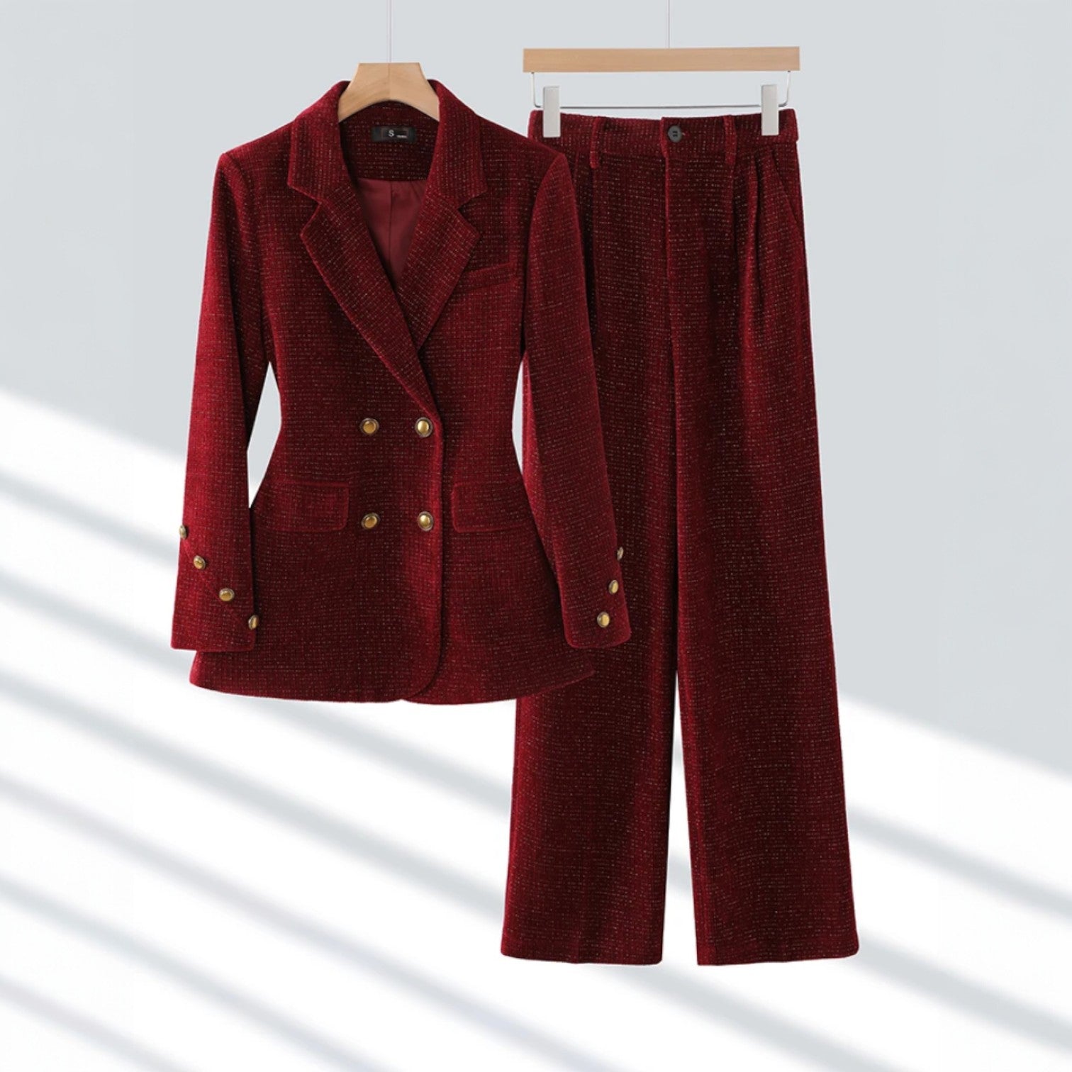 Women's Corduroy Two Piece Suit - 
Fashinoza