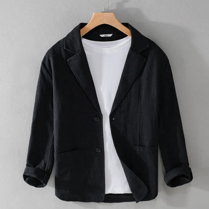 Linen Blazer Italian Meadow Style