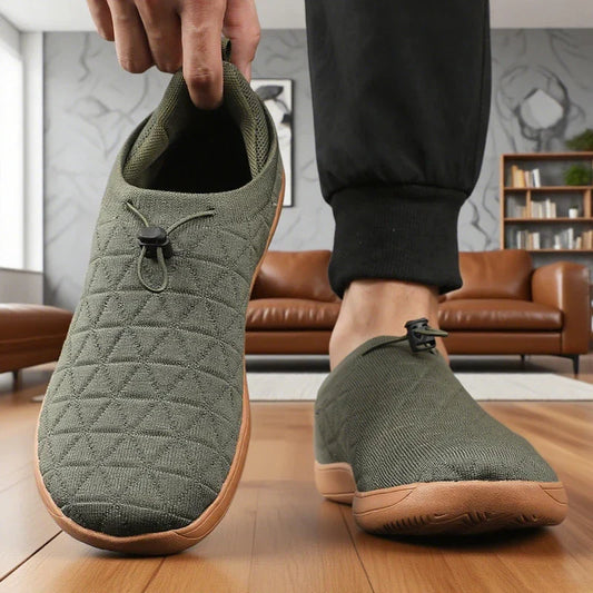 Men's Wide Toe Box Barefoot Shoes Zero Drop Breathable Mesh Minimalist Sneakers