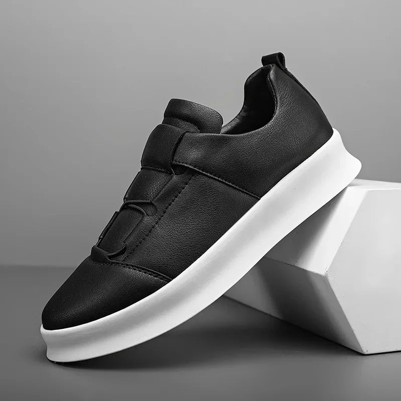 Men's Italian Leather Sneakers Marino