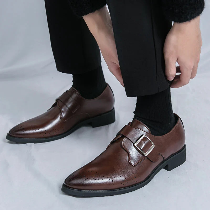 Men's Bucklor Genuine Leather Shoes