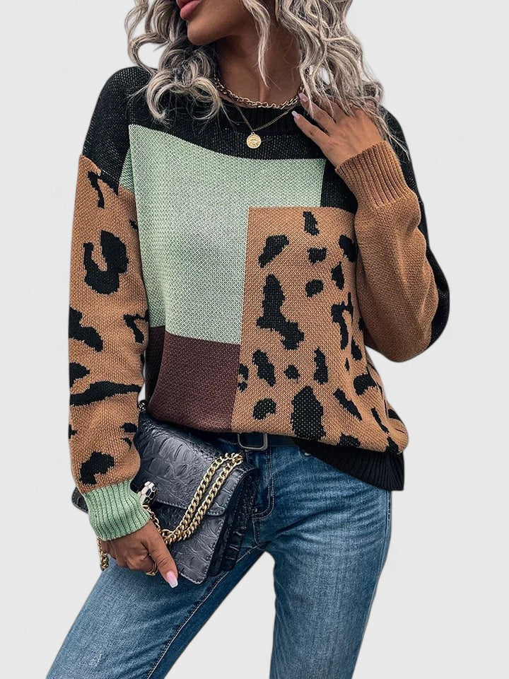 Women's Block Panel Sweater