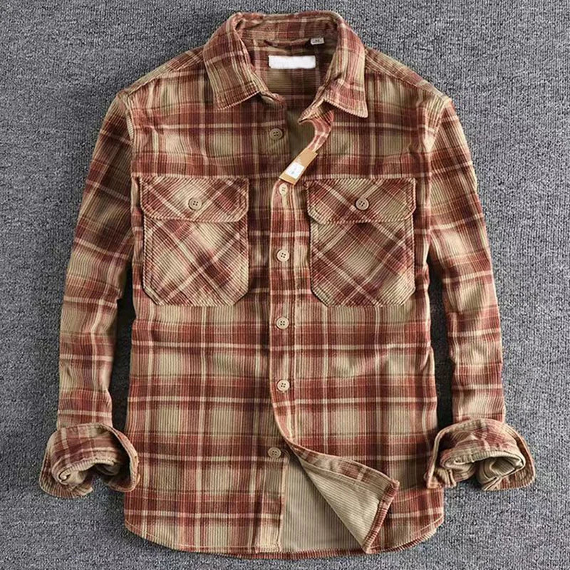 Harry | Men Summer Plaid Button Front Shirt