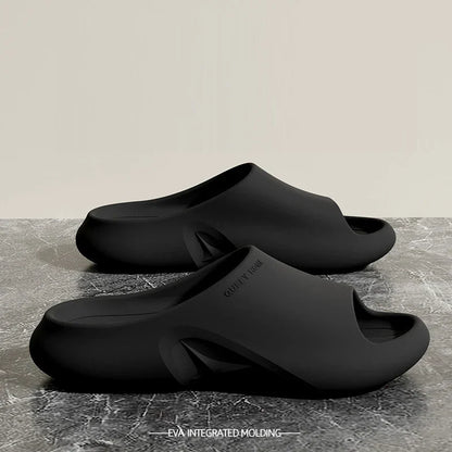 Men's EVA Recovery Slides Cushioned Sandals Black