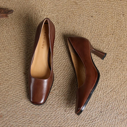 Diara Genuine Leather Heels