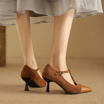 Vistra Leather Heels