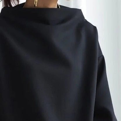 Women's High Neck Soft Knit