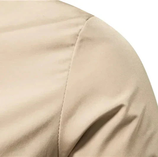 Men's Lightweight Bomber Jacket Zip-Up Ribbed Trim