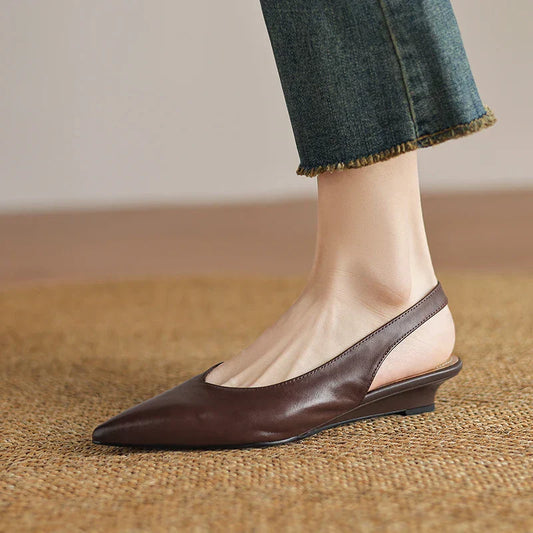 Leslie Women's Genuine Leather Pumps - 
Fashinoza